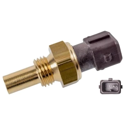Image of 12621710511, 12621710512 Coolant Temperature Sensor BLUE PRINT ADJ137229 black with seal ring BMW: 3 Saloon, Convertible, 5 Saloon