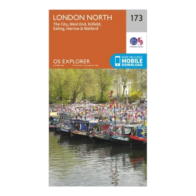 Image of Explorer 173 London North Map With Digital Version
