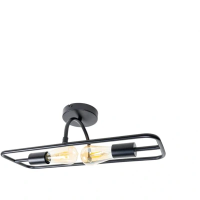 Image of Lucande Tornike wall light, 2 bulb, iron