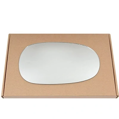 Image of Less4spares Wing Mirror Glass Right Compatible with Jaguar X Type 2001 2008 STICK ON Driver Off Side Convex