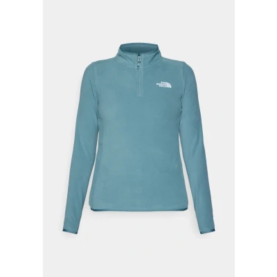 Image of The North Face 100 Glacier 1/4 ZIP Fleece jumper, Women&#039;s, Size: XS, Stormy blue