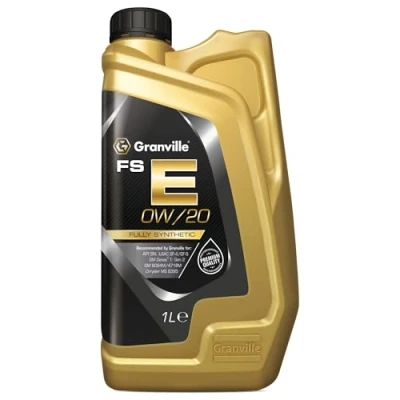 Image of Granville FS E 0W/20 Fully Synthetic Engine Oil 1L Advanced Low Viscosity Fuel Efficient for Petrol and Hybrid Engines