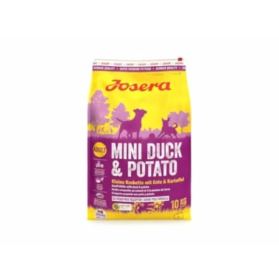Image of Josera Mini Duck &amp; Potato grain free complete dry food for toy breeds and small dogs (10kg)