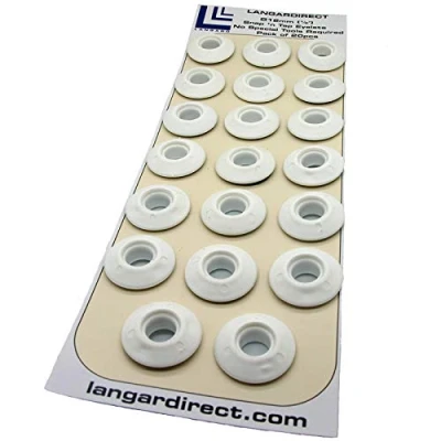 Image of Langard 12mm White snap &#039;n&#039; Tap Eyelets Pack of 20pcs