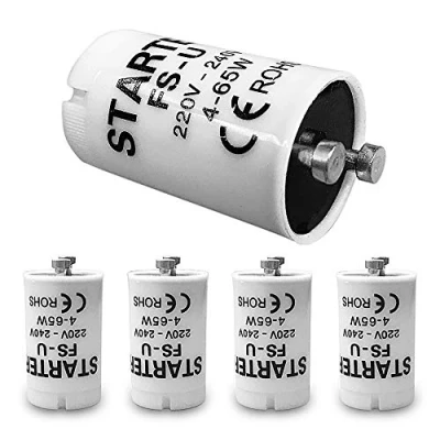 Image of 10 x Fluorescent Light Starter Switches Switch 4 65W 220 240v