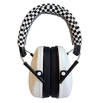Image of Viwanda Schumann Pro Ear Protectors Hearing Protection with Checked Adjustable Straps Learning to Breastfeeding Pomodoro Method Concentrated Back School Children&#039;s