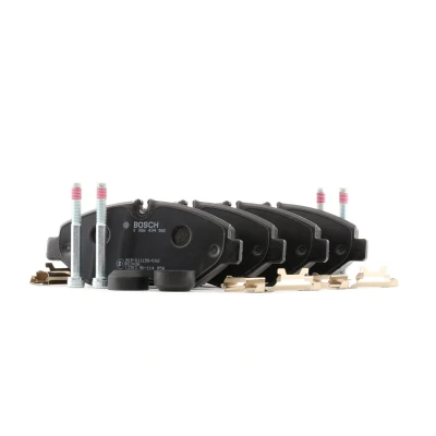 Image of Bosch BP1231 Brake Pads Front Axle ECE R90 Certified 1 Set of 4