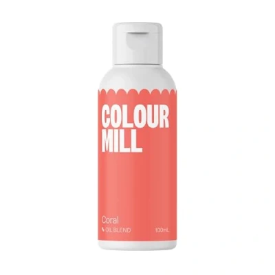 Image of Colour Mill Coral Next Generation Oil Based Food Colouring for Baking, Decorating, Icing and Cooking Dye DIY Slime Crafts 100 ml 100ml