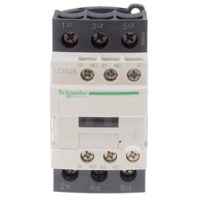 Image of Schneider Electric, TeSys D, LC1D25N7, Contactor 3P(3 NO) AC 3 440 V 25 A 415 coil
