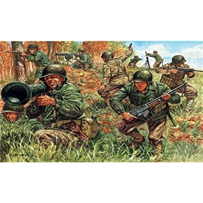 Image of Italeri ITA6046 6046S American Infantry Model kit, Multicolor, Medium