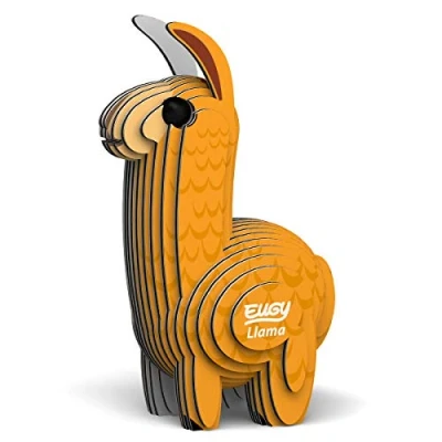 Image of EUGY Eco Friendly 3D Paper Puzzle (Llama)