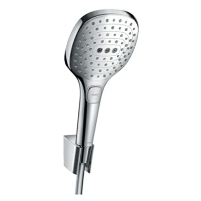 Image of hansgrohe Raindance Select E shower holder set 120 3jet with hose 160 cm