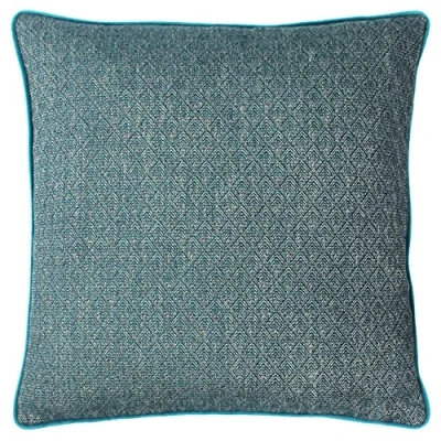 Image of Paoletti Blenheim Cushion Teal Size 45 cm x