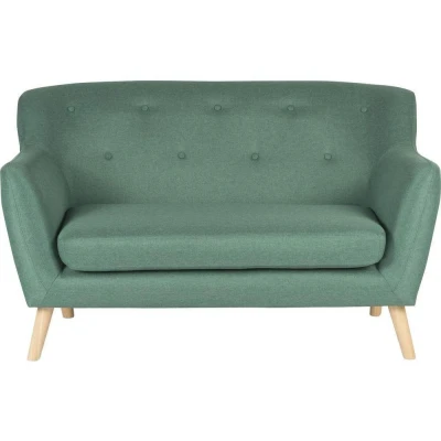 Image of Teknik Skandi 2 Seater Fabric Sofa Ocean Green
