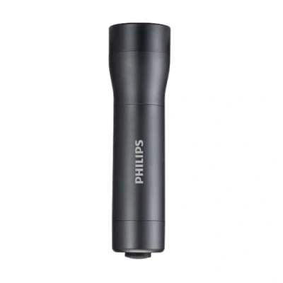 Image of Philips SFL4001T/10 LED Flashlight, 170 Lumens, Up to 12 Hours of Playtime, IPX4 Waterproof, Black (4 AAA Batteries Included)