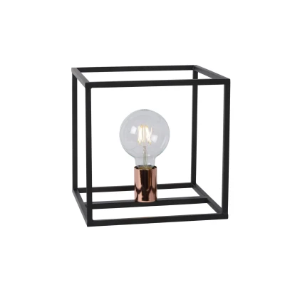 Image of Lucide Table lamp, Metal, E27, 60 W, Black