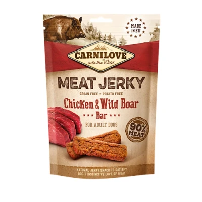 Image of Carnilove Jerky Bar Dog Treat 100g Chicken &amp; Wild Boar