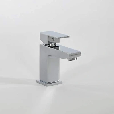 Image of Milano Arvo Modern Mono Bathroom Basin Mixer Tap Lever Handle Chrome