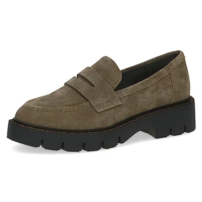Image of CAPRICE Women&#039;s 9 24709 41 Loafer, Pale Mint Comb, UK