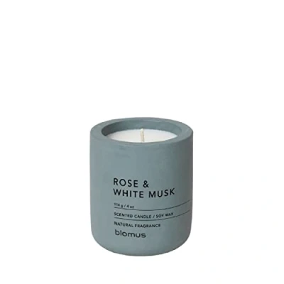 Image of Blomus Scented Candle Fraga 8 cm / ø 6.5 Rose &amp; White Musk