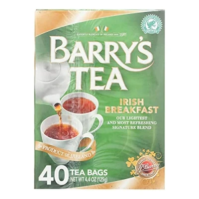 Image of Barry&#039;S Tea Irish Breakfast Bags (Pack of 12)