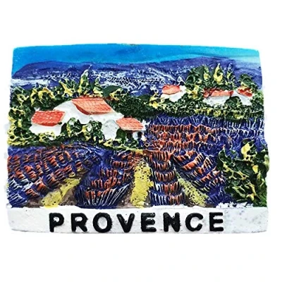 Image of Lavender Provence France 3D Fridge magnet Souvenir Gift, Home &amp; Kitchen decoration magnetic sticker refrigerator collection