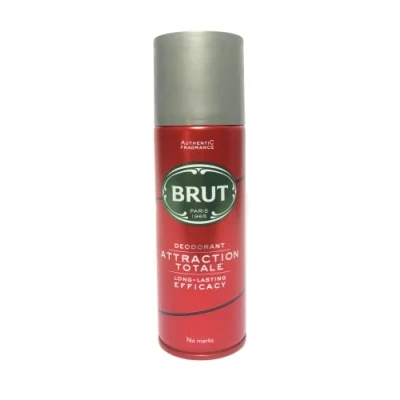 Image of Brut Attraction Totale Mens Gents Deodorant Spray 200 ml 2 Pack
