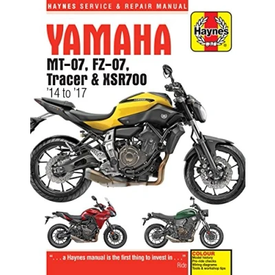 Image of Yamaha MT 07, Tracer &amp; XSR700 (14 to 17) Haynes Repair Manual (Paperback)