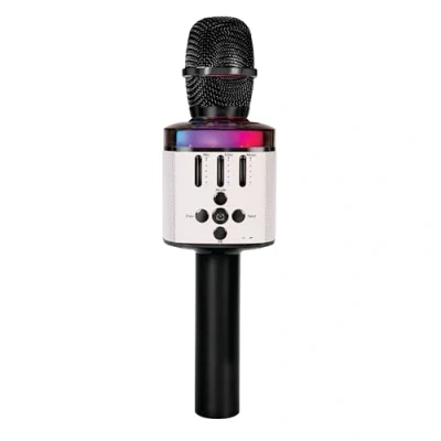 Image of EASY Karaoke EKS221BT Bluetooth Speaker with Dual Wireless Microphones Black