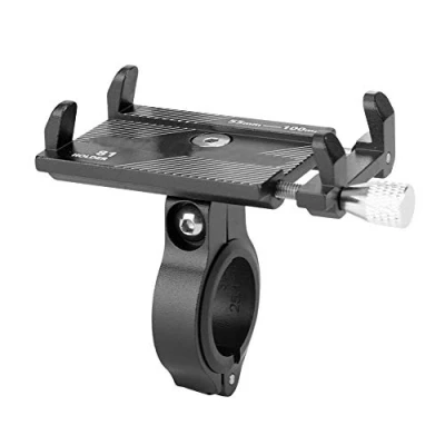 Image of Dilwe Bicycle Phone Mount, Adjustable Bike Holder Handlebar Mount for Smartphone &amp; GPS(Red)