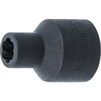 Image of BGS 5269 8 Twist Socket (Spiral Profile) / Screw Extractor 12.5 mm (1/2&quot;) Drive