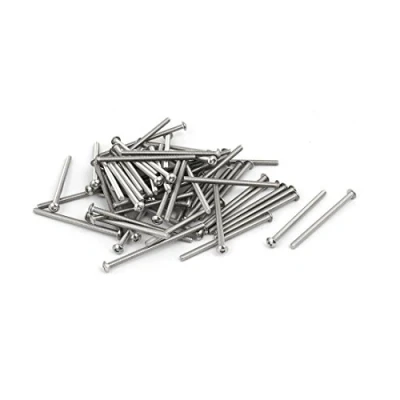 Image of Sourcingmap M3 x 50mm 304 Stainless Steel Button Head Hex Socket Cap Screws Fastener 60PCS