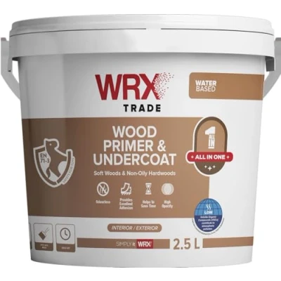 Image of WRX TRADE WOOD PRIMER &amp; UNDERCOAT (2.5lt)
