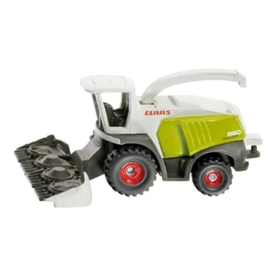Image of siku 1418, Claas Forage Harvester, Metal/Plastic, White/Green, Swivelling ejection pipe
