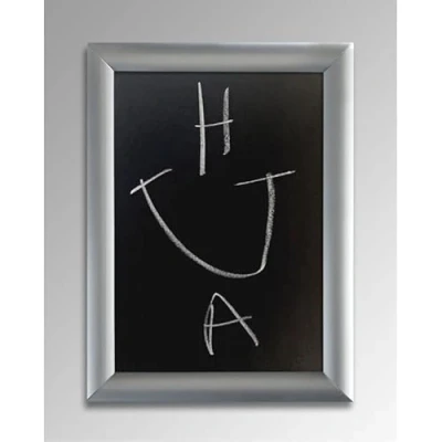 Image of Aluminium Blackboard Chalk Board Silver Framed Office Notice MENU Display INFO A0 A1 A2 A3 A4 (A3 297x420MM)
