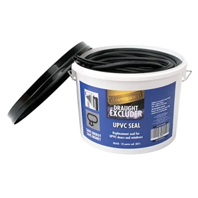 Image of Stormguard 25 m Black UPVC Rubber Door and Window Seal Replacement