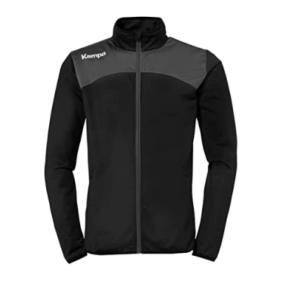 Image of Kempa Emotion 2.0 Poly Jacket Men&#039;s Black/Anthra, 4X Large