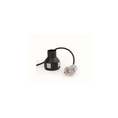 Image of Crosby LED Recessed Outdoor Ground Lamp Matt Nickel with Driver 3000K IP67