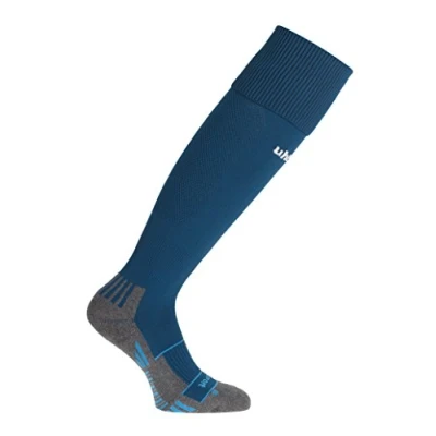 Image of Uhlsport Unisex Team Pro Player Stocking Socks Petrol/White, Size 37 40