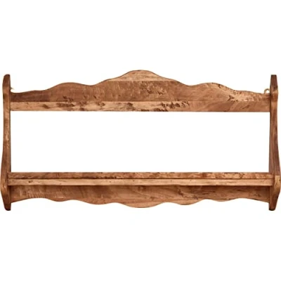 Image of Biscottini Wall shelf wood 84x11x43.5 cm kitchen natural finish Made in Italy