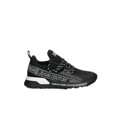 Image of Versace Jeans Couture Sneaker 78YA3SA3 ZSC65, Black 899, 7 UK