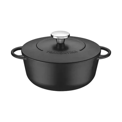 Image of Tramontina Trento 24cm Enamel Cast Iron Casserole Dish