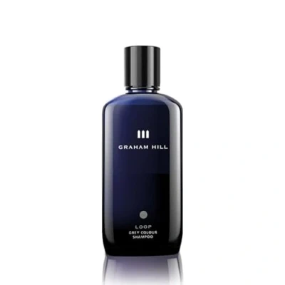 Image of GRAHAM HILL Loop Grey Hair Shampoo for Men, Toning &amp; White Hair, Suitable All Types, Adds Shine Fullness with Seaweed Aloe Vera 200ml