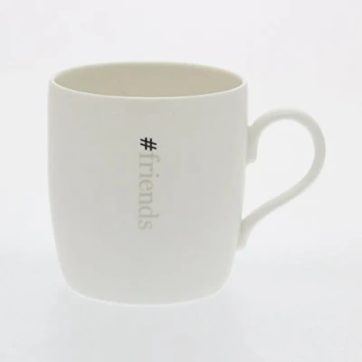 Image of Little Dish Co Fine Bone China Mug Hashtag &#039;# friends&#039;