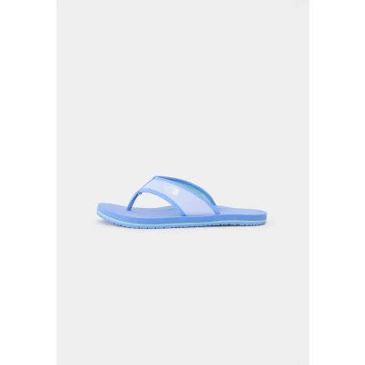 Image of The North Face BASE CAMP Unisex Tbar sandals for kids, Size: 11K, Virtual blue/bright foam shoes