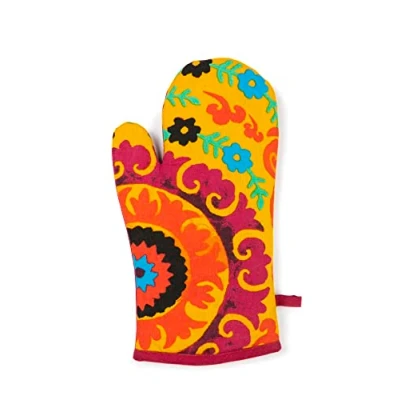 Image of Excelsa New Delhi Oven Glove, One Size, Lining 100% Cotton, Polyester Padding