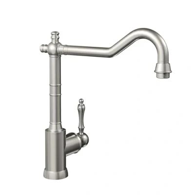 Image of Villeroy &amp; Boch Avia 2.0 Low Pressure Single Lever Kitchen Tap Solid Stainless Steel 924011LC