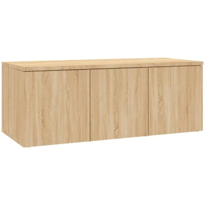 Image of vidaXL TV Cabinet Sonoma Oak 80x34x30 cm Engineered Wood