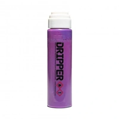 Image of Liquid Paint Dope Dripper Multi Colour &amp; Size Mop Marker Graffiti Art Taggers, Permanent Alcohol Based Refill (Violet, 18mm Marker)