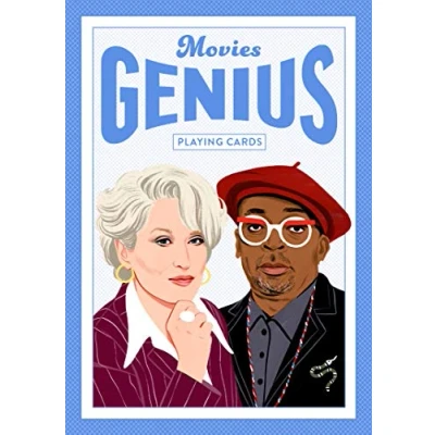 Image of Genius Movies: Playing Cards, White